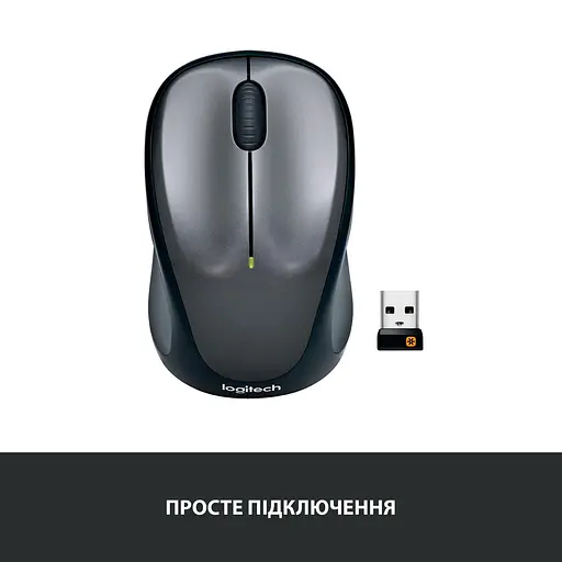 Беспроводная мышь Logitech M235 Wireless Grey (910-002201) - фото 5