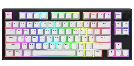 Клавіатура HATOR Skyfall 80 Wireless Black White (HTK3180UA) - фото 1