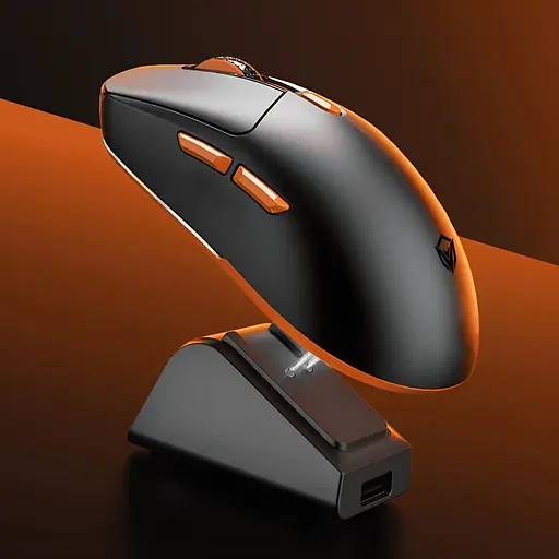 Беспроводная мышь MEETION GW38 2.4G+Bluetooth с магнитной зарядкой черная - фото 11