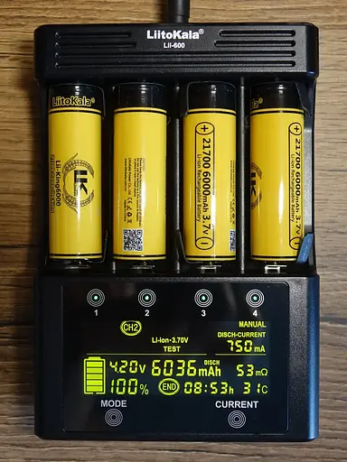 Аккумулятор 21700 LiitoKala 6000mAh 3.7V Li-ion KING - фото 6