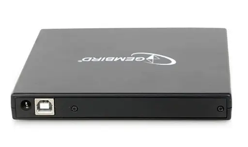 Оптический привод Gembird Black, DVD+/-RW, USB 2.0 (DVD-USB-02) - фото 3