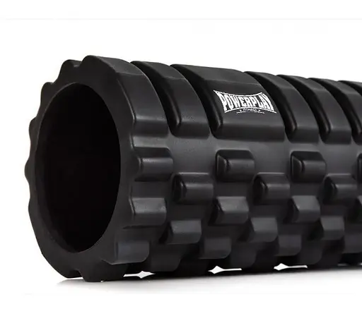 Масажний ролик (роллер) PowerPlay 4025 Massage Roller Чорний (33x14 см) (PP_4025_Black) - фото 2