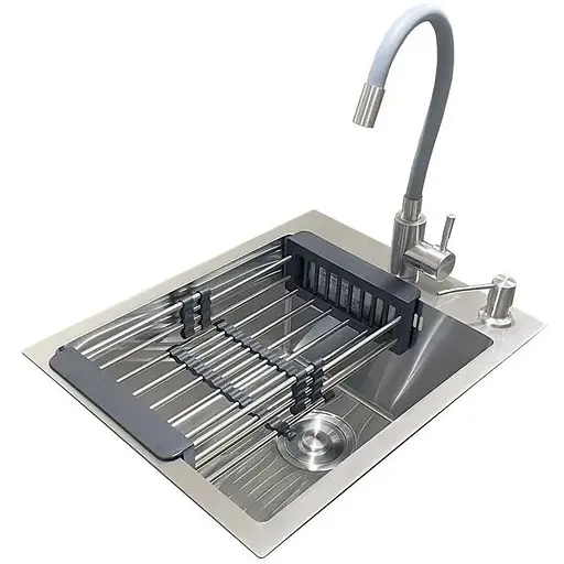 Комплект мийка + змішувач Romzha Arta U-350S (С) - фото 1