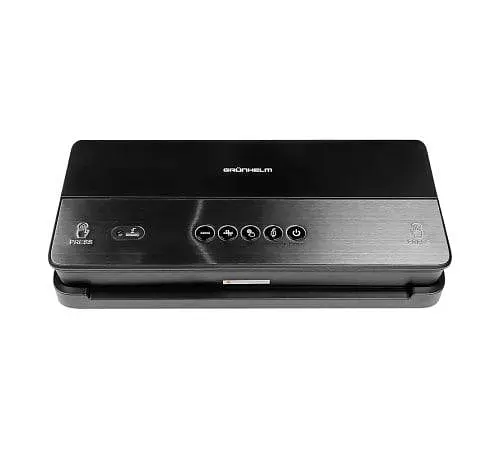 Вакуумний пакувальник Grunhelm GV 117 BW вакууматор Чорний 125 Вт - фото 1