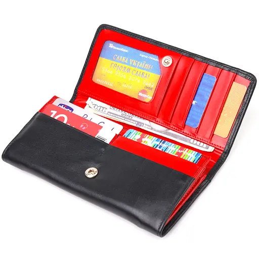 Гаманець для жінок з натуральної гладкої шкіри Canpellini 19.19.6х2 см acs0029642 - фото 3