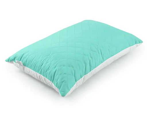Подушка Руно 50х70 силиконовая стеганная "Бирюзовая" К_310.52С_Бирюзовый - фото 4