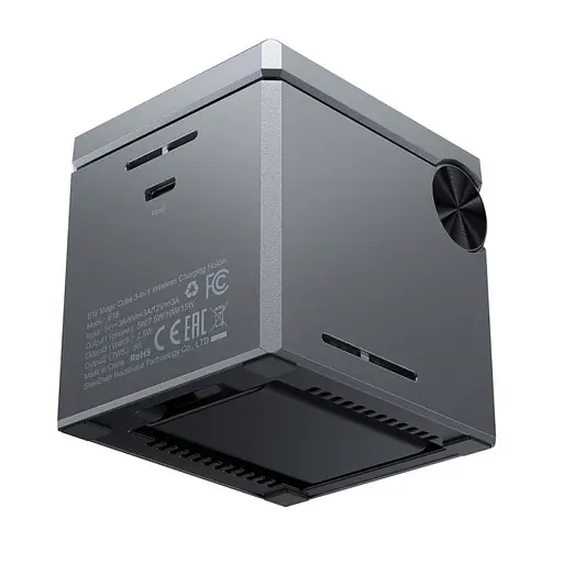 БЗП Acefast E18 Rubik's Cube 3-in-1 Metal gray - фото 3