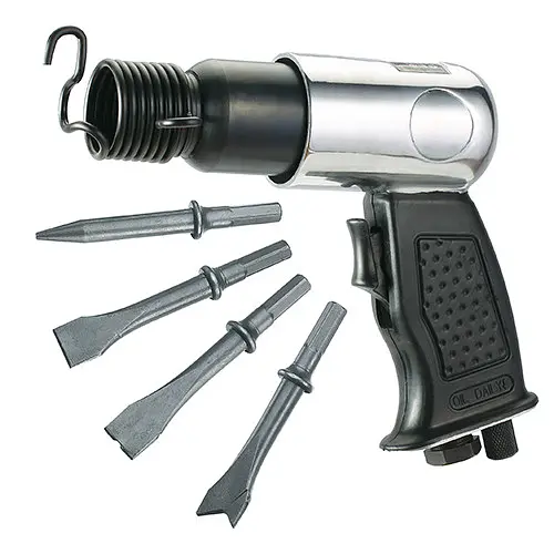Молоток пневматический с набором зубил 4 шт. (4500уд/мин) Airkraft 000257073