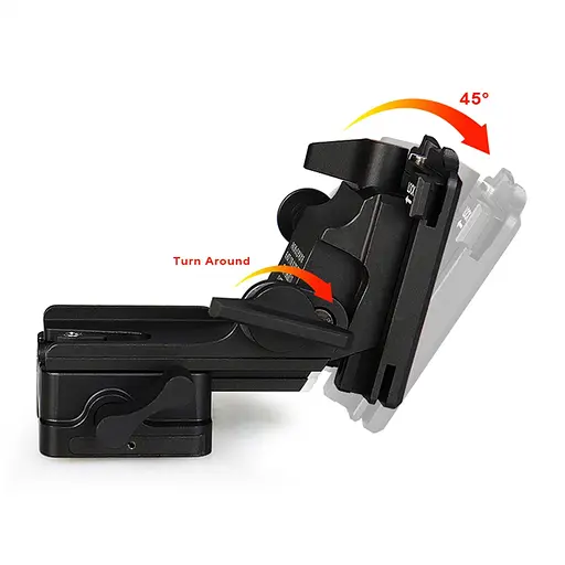 Универсальное NVG крепление c HORN и DOVETAIL интерфейсами для ПНВ PVS-7/14/15/18/21/31 Norotos CL24-0237, черный (100980) - фото 8