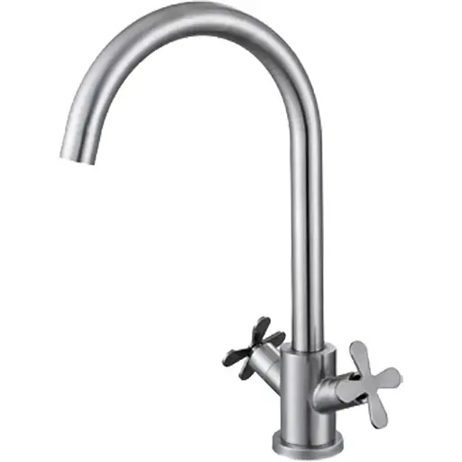 Змішувач для кухні Zerix GTA 011 ZX4741 Нержавіюча сталь - фото 1