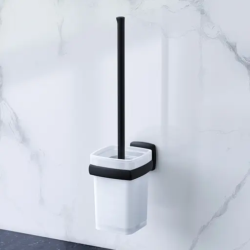 Йоршик для унітазу Am.Pm Gem black A9033422, Чорний матовий - фото 2