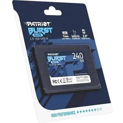 SSD диск Patriot Burst Elite 240GB 2.5" SATAIII TLC (PBE240GS25SSDR) - фото 6