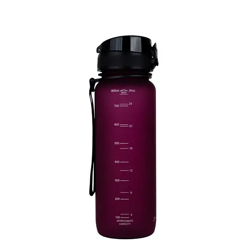 Пляшка для води UZSPACE 3053(Burgundy) 800 мл, бордова - фото 2