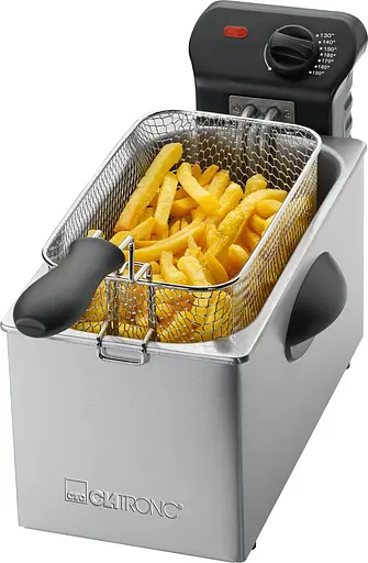 Фритюрница Clatronic FR 3587 емкость 3 л нержавеющая сталь - фото 3