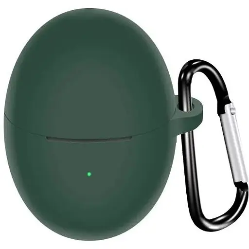 Чохол-накладка DK Huawei FreeBuds 5 | Silicone Candy Friendly з карабіном (green)