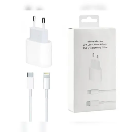 Зарядная сеть Аpple 25W USB-C + Cable USB-C to Lightning - фото 1