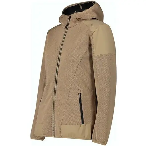 Куртка CMP Women's Jacquard Softshell Jacket Beige XXS (1097-33A2136-13XP 34) - фото 2