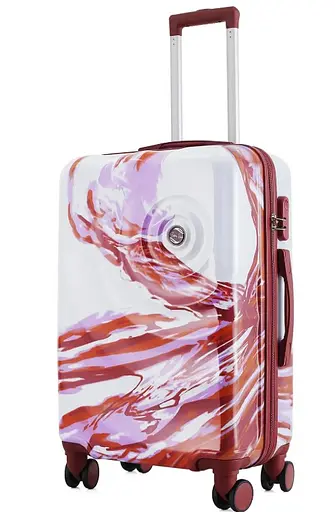 Чемодан Semi Line 24" (M) White/Red Print (T5654-2) (DAS302889) - фото 1