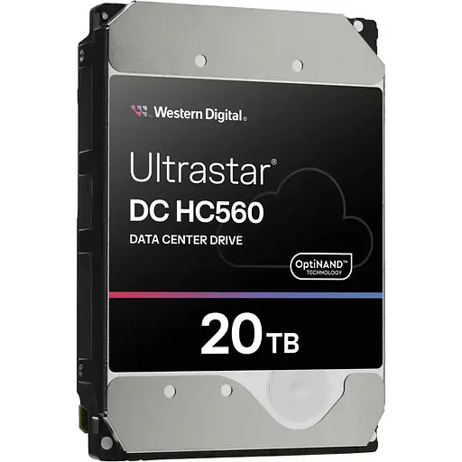Жесткий диск 3.5" Western Digital Ultrastar DC HC560 20 TB SATA 512 MB (0F38785/WUH722020BLE6L4) [141167] - фото 3