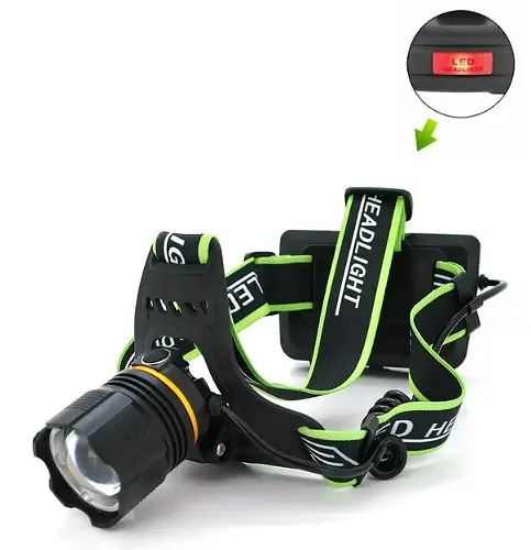 Налобний ліхтар BL-A13-3-P360 zoom + Powerbank + Type-C + 3х18650 (3+1 режим) - фото 2