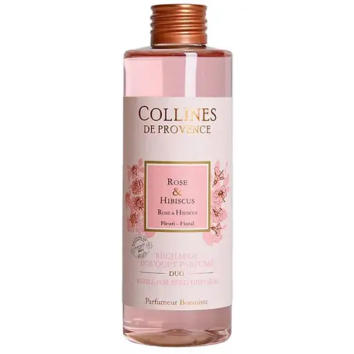 Наполнитель для аромадиффузора Collines de Provence роза и гибискус 200 мл