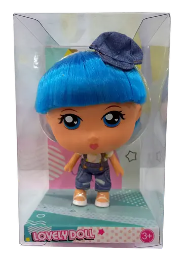 Лялька DEFA 8468 16 см, 4 віди, в коробці. 12-19-10,5см (6903317379057) блакитний - фото 1