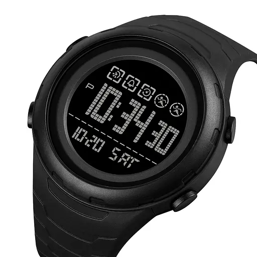 Наручний годинник чоловічий 1674 All Black Skmei acs0030633 - фото 3