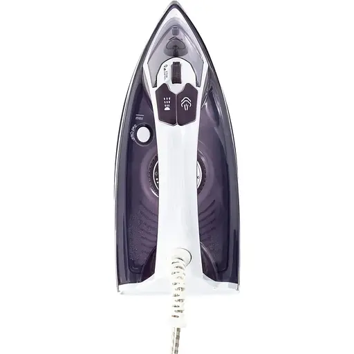 Утюг Holmer HIC-2535, Violet/White, 2500W, керамика, паровой удар 130 г/мин, постоянная подача пара 30 г/мин, вертикальная отпарка, очистка от накипи - фото 3