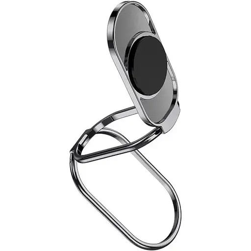 Мультифункціональний тримач-кільце Hoco PH36 Emma Metal сріблясте - фото 1