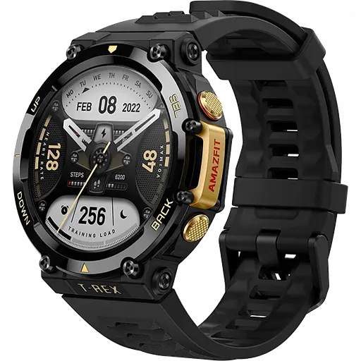 Смарт-часы защищены Amazfit T-Rex 2 Astro Black & Gold - фото 4