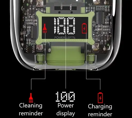 Шейвер Kemei KM-TX7 электробритва (сухое и влажное бритье) - фото 8