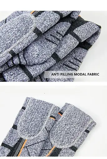 Шкарпетки з підігрівом ZBHSWZ02 з блоком живлення 4000mAh 38-44р. (Сірі з чорним) - фото 9