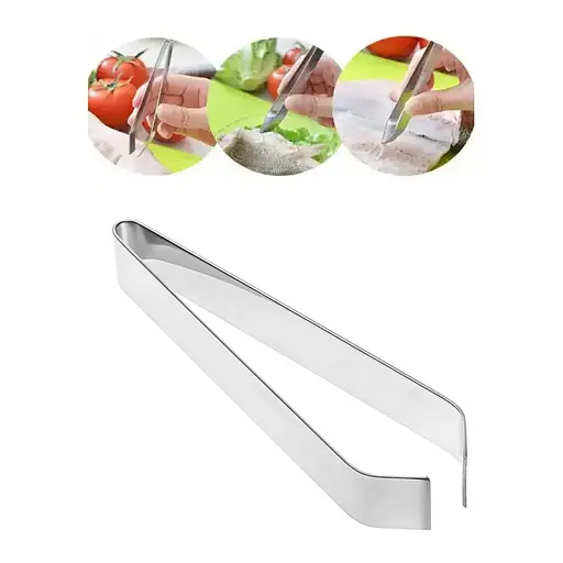 Щипці для вилучення кісток риби прямі (пінцет для риби) з нержавіючої сталі, Master Class 83803 - фото 2