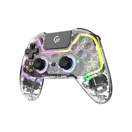 Геймпад GamePro GPS13T BT 5.3/USB/PC/iOS/Android/PS3/PS4 RGB Transparent (GPS13T) - фото 2