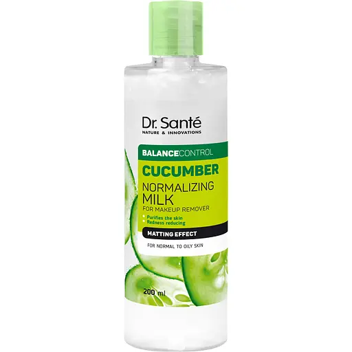 Молочко для демакіяжу Dr. Sante Cucumber Balance Control 200 мл