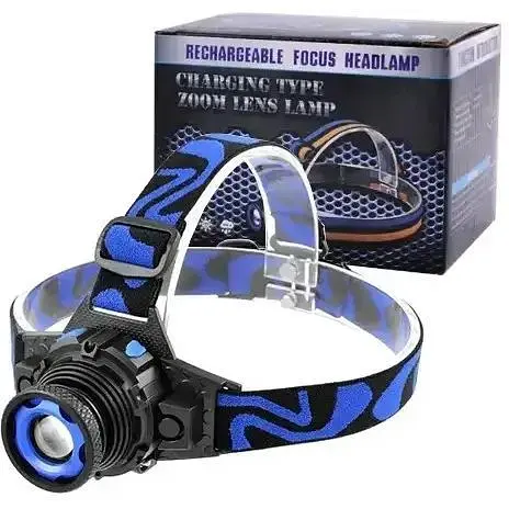 Фонарь налобный Blue аккумуляторный