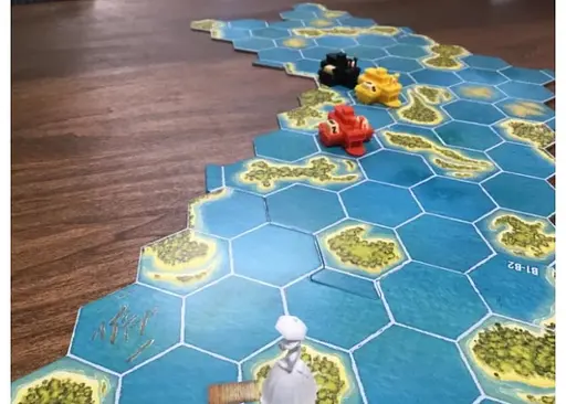 Настольная игра Super Meeple Королева Миссисипи (Mississippi Queen) (англ.) (SMPMQ01NA) - фото 4