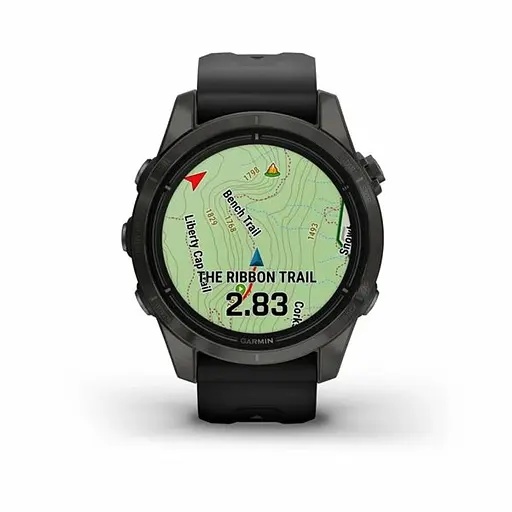 Смарт-годинник Garmin Epix Pro Gen 2 Sapphire 42mm Carbon G. DLC Ti. with Black Band (010-02802-14/15) - фото 7