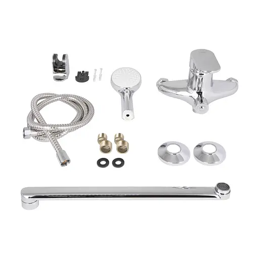 Смеситель для ванны Lidz Tani 0052 с поворотным изливом (c душевым гарнитуром) (k40) LDTAN0052CRM44960 Chrome - фото 7