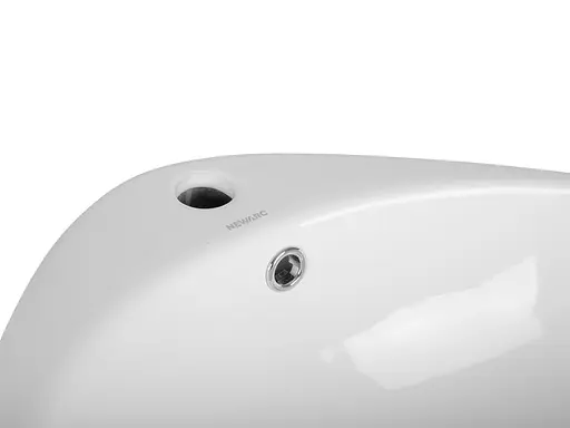 Умивальник Newarc Life 52x40 білий підлоговий 9812W, Білий - фото 3