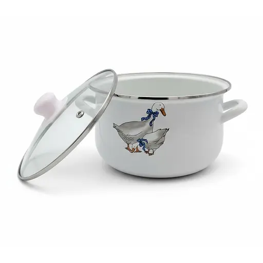 Набор кастрюль Verona эмалированные с крышками 1.6 л, 2.3 л, 3 л (VR-0002-03) - фото 5