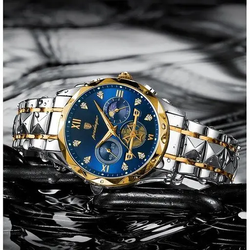 Мужские классические наручные часы Poedagar Turbo - фото 5