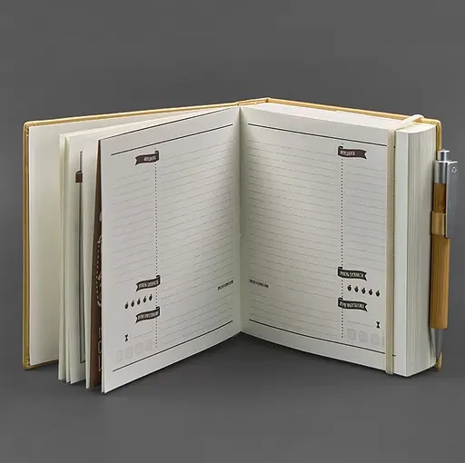 Кук-бук для записи рецептов BlankNote в золотой обложке  - фото 3