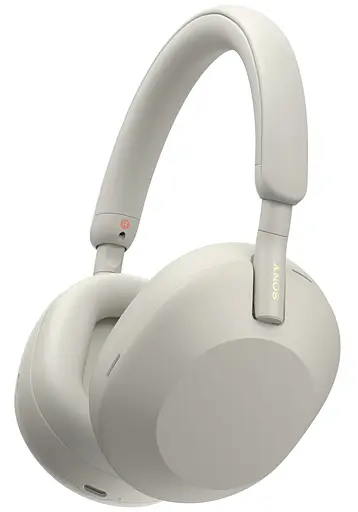 Наушники Over-ear WH-1000XM5 BT 5.2, ANC, Hi-Res, AAC, LDAC, Wireless, Mic, Серебристый Sony teh0013214 - фото 1