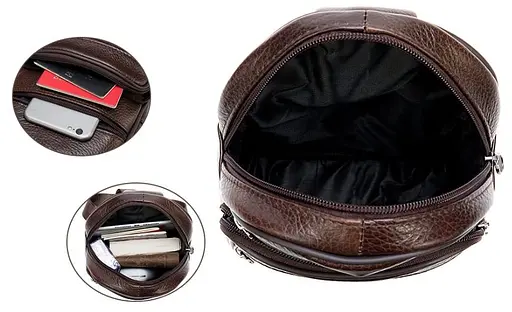 Чоловіча шкіряна сумка Vintage 17,5х26,5х5 см sum0012298 - фото 10