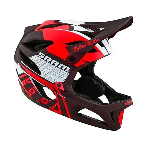 Велошолом Troy Lee Designs Stage Helmet Sram Red XL/XXL (1106-115538005) - фото 6