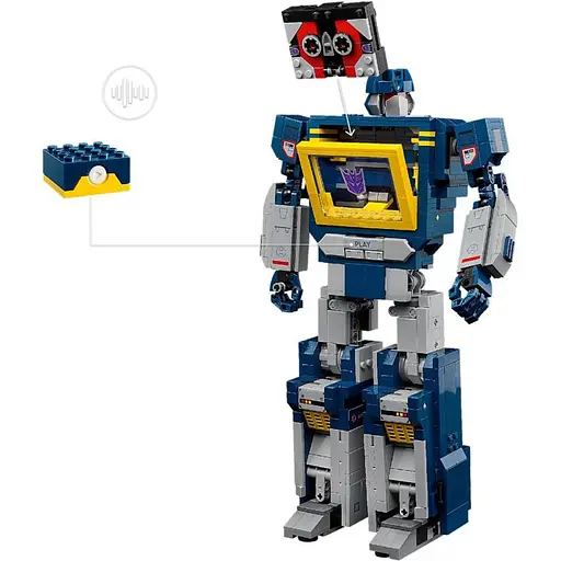 Конструктор LEGO Icons Transformers Саундвейв 1505 деталей (10358) - фото 4
