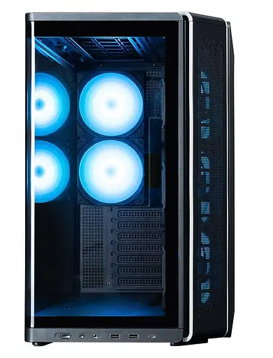 Корпус Zalman P60 Tempered Glass без БЖ Black (P60BLACK) - фото 6