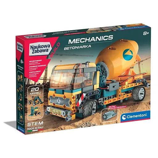 Інтерактивний конструктор 20 в 1 Бетонозмішувач - Clementoni 50807