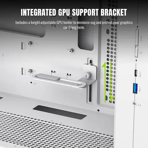 Корпус GameMax CLAW 360 WH RGB White (Claw 360 WH) - фото 10